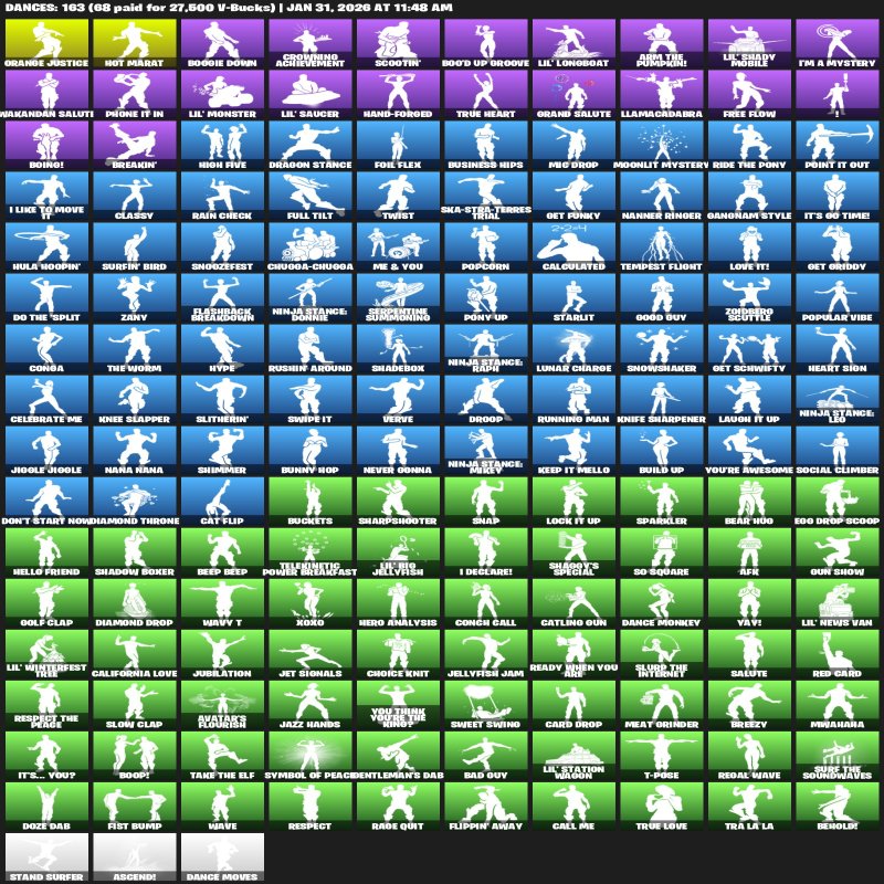 🎨 159 скінів | 🌟 Fortnite акаунт