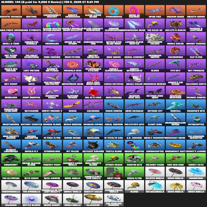 🎨 178 skins | 🌟 Fortnite account