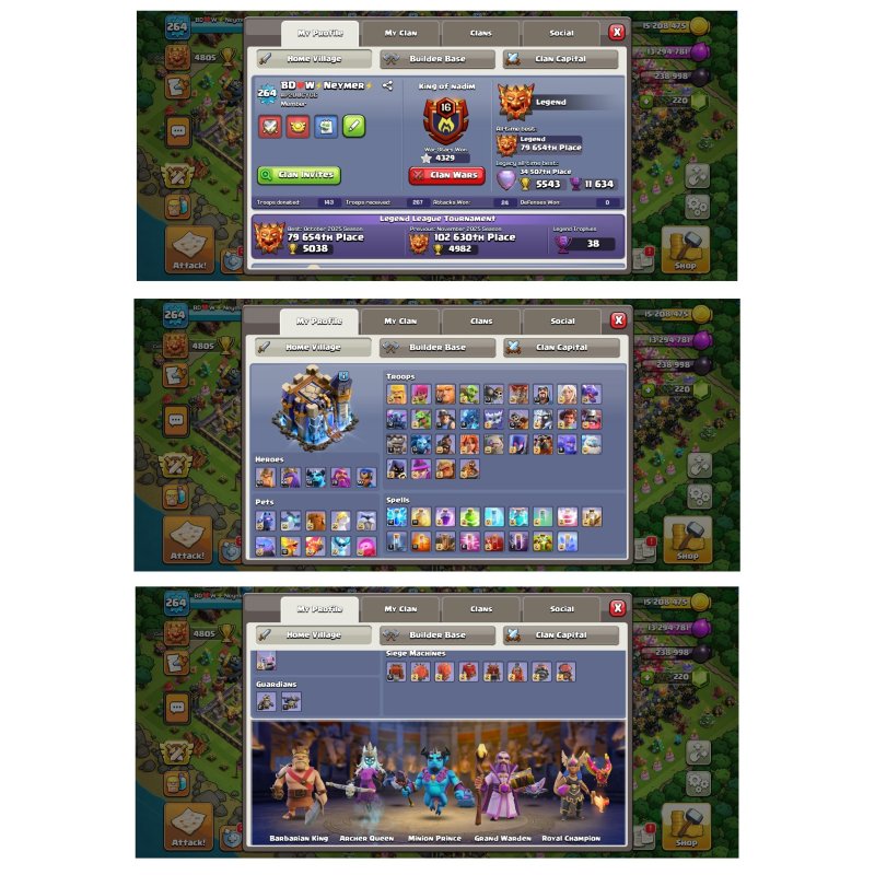 🏰 Clash of Clans акаунт | Ратуша 18 рівня | Рівень 30