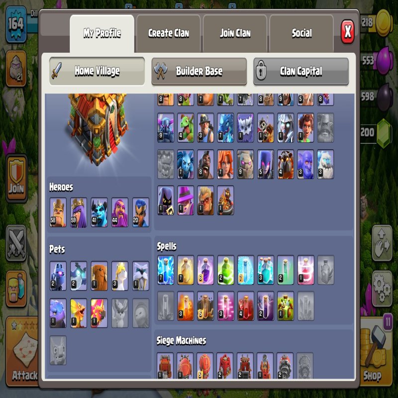 🏰 Clash of Clans акаунт | 16 ратуша | Рівень 1