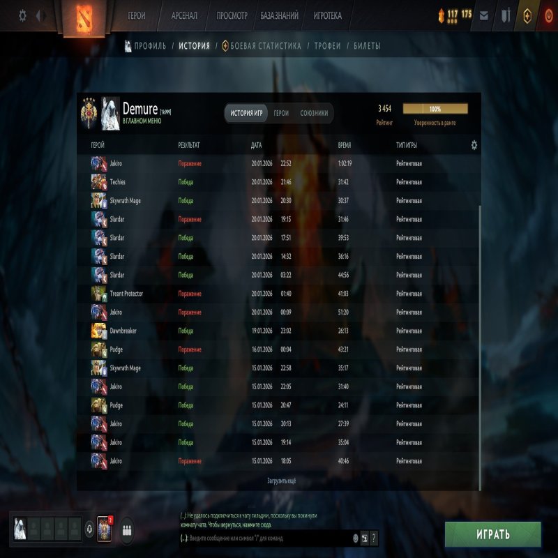 🏅 MMR 3500 | 🕒 2400 годин | 🛡 10000