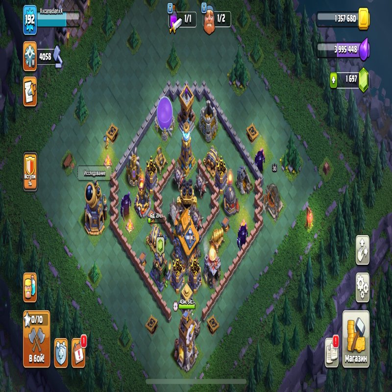 🏰 Clash of Clans акаунт | Ратуша 16 | Рівень 192