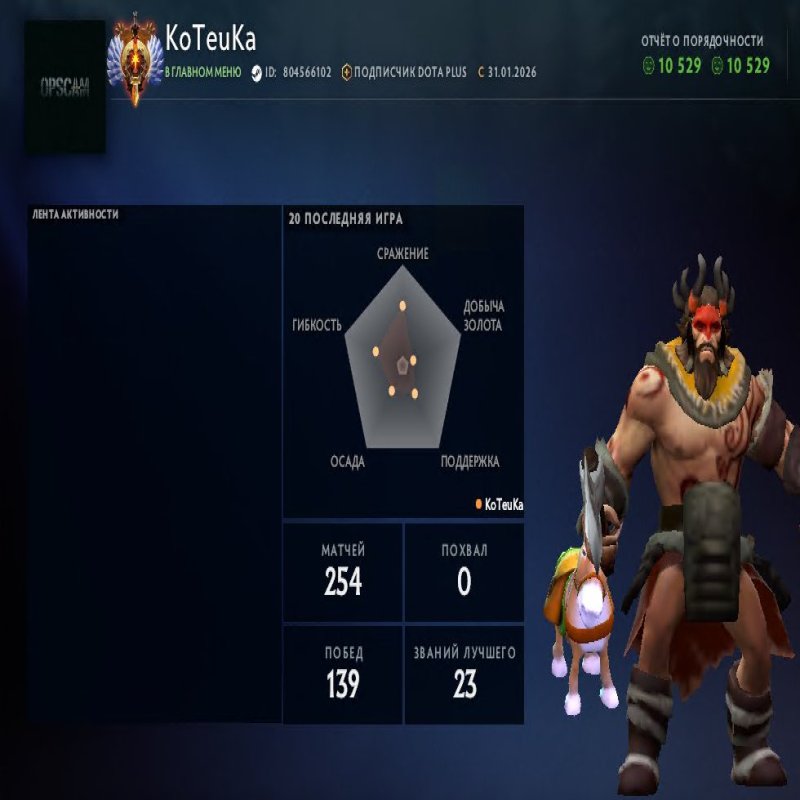 🏅 MMR 8128 | 🕒 395 годин | 🛡 10529