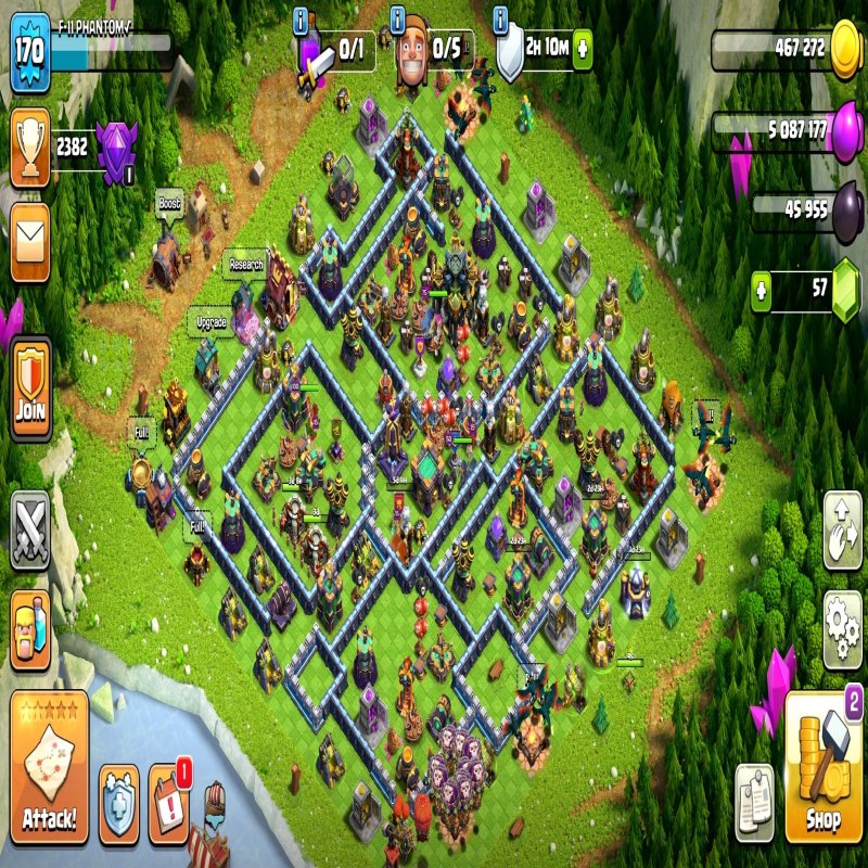 🏰 Clash of Clans акаунт | 17 ратуша | Рівень 1