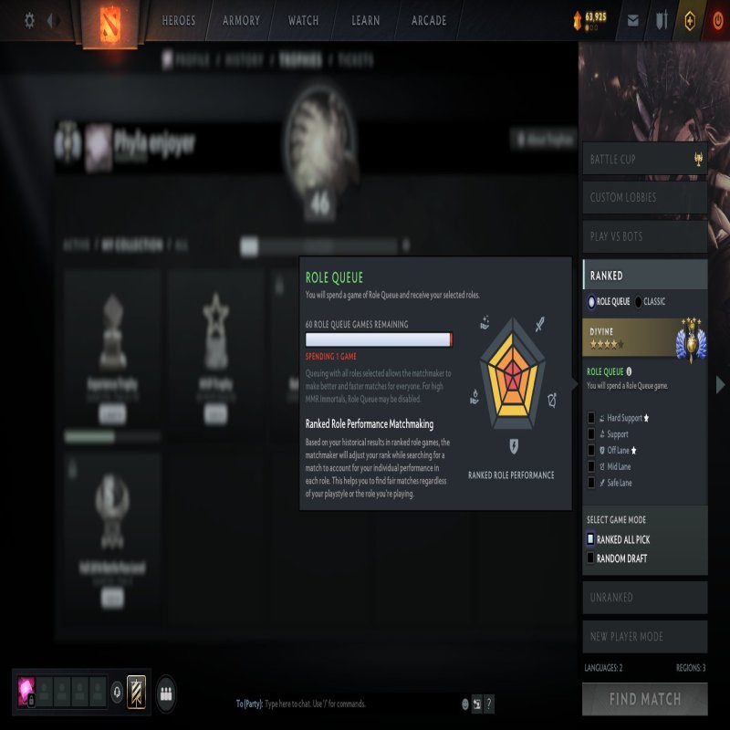 🏅 MMR 5205 | 🕒 980 годин | 🛡 7418