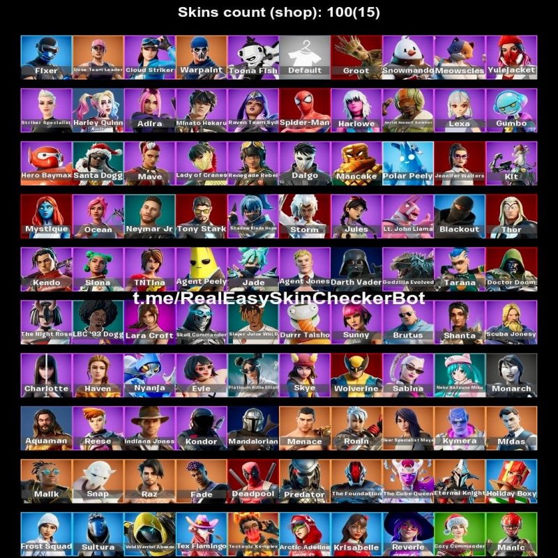 🎨 100 skins | 🌟 Fortnite account