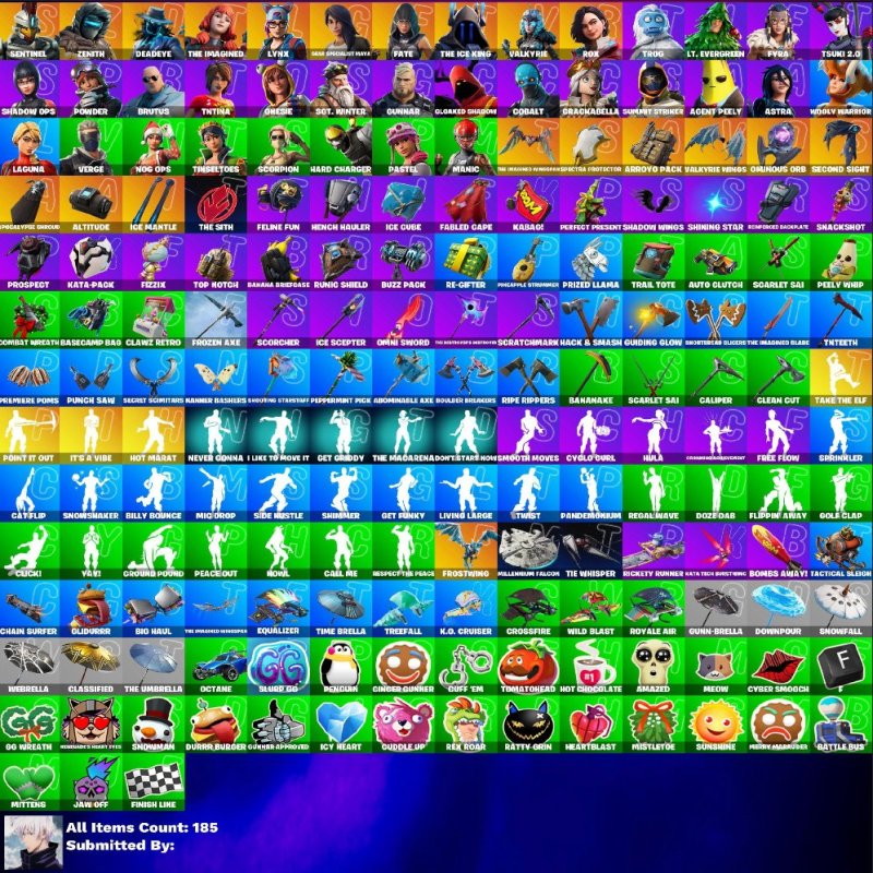 🎨 36 скінів | 🌟 Fortnite акаунт