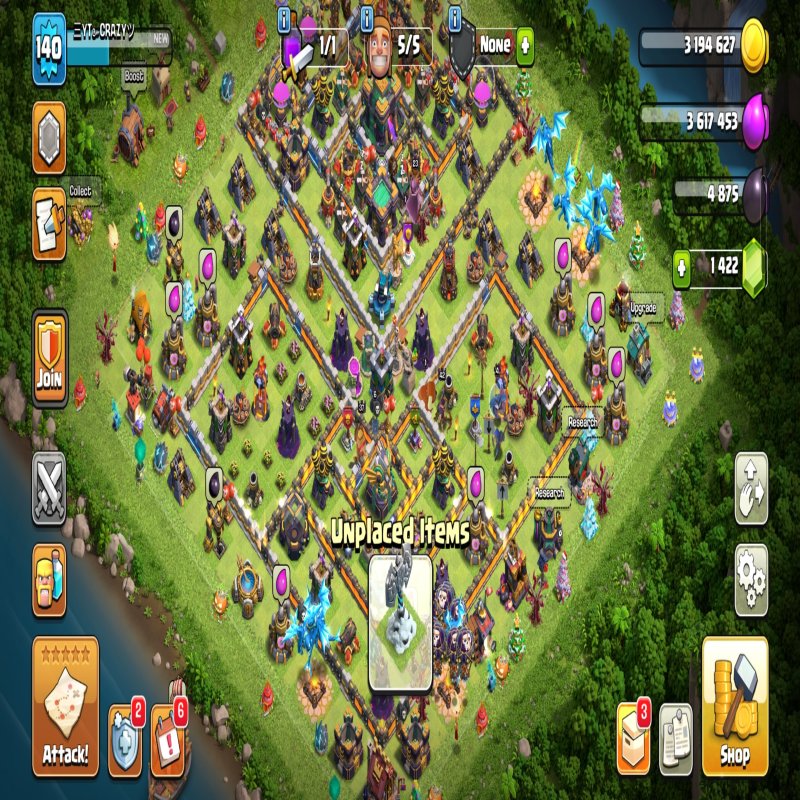 🏰 Clash of Clans акаунт | 14 ратуша | Рівень герой: 37/42/41/23/18