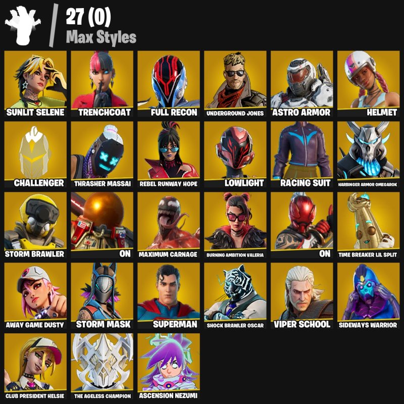 🎨 138 skins | 🌟 Fortnite account
