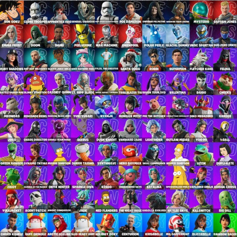 🎨 100 skins | 🌟 Fortnite account