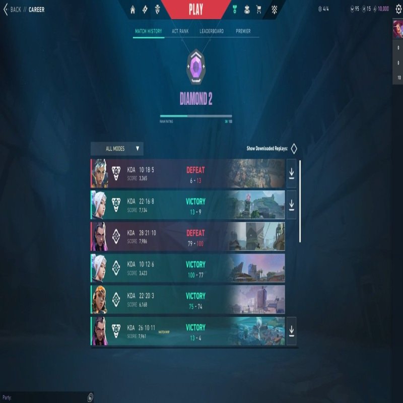 🎯 Valorant account | Diamond 2 | EU | 27 agents