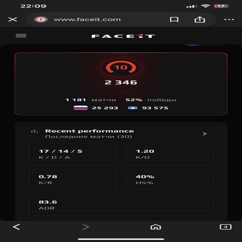 🏅 CS PRIME | 🎯 FACEIT LVL 2 | 🕒 0 hours — Ready for Ranked Matches