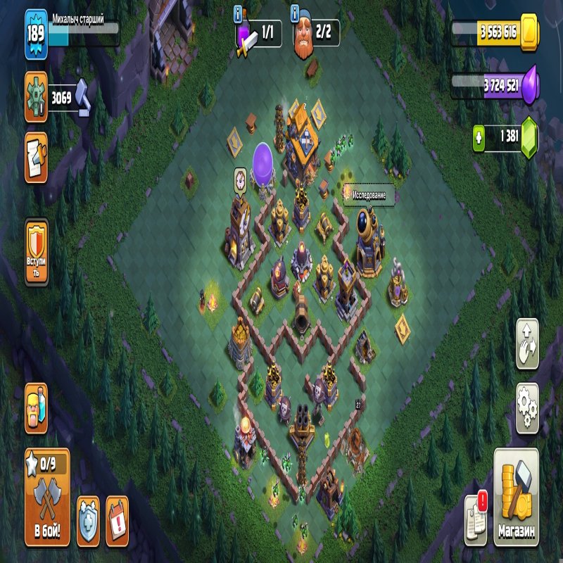 🏰 Clash of Clans акаунт | 14 ратуша | 189 рівень