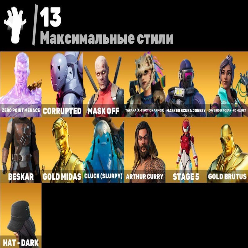 🎨 117 skins | 🌟 Fortnite account