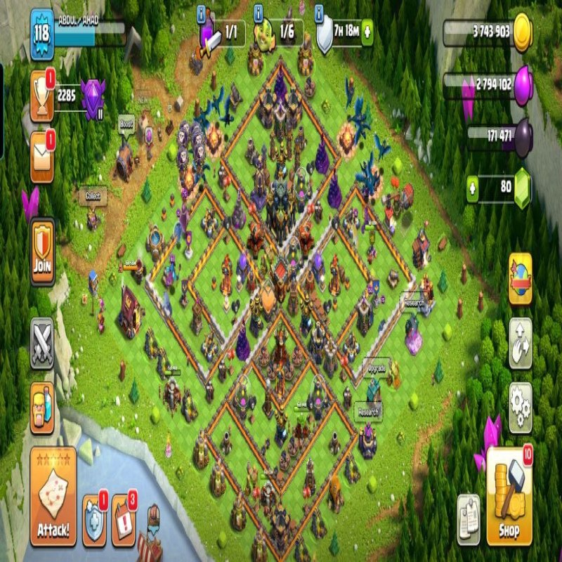 🏰 Clash of Clans акаунт | Ратуша 17 рівень | Рівень 40