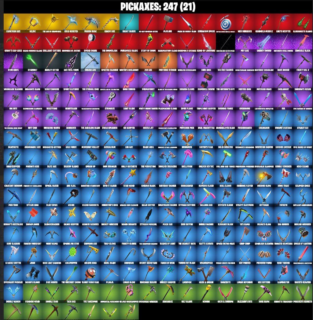 🎨 291 skins | 🌟 Fortnite account