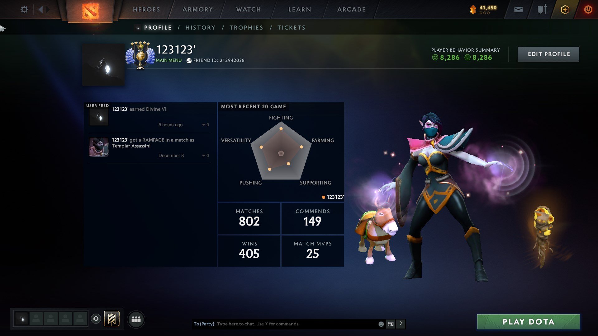 🏅 MMR 5500 | 🕒 2000 hours | 🛡 High behavior score