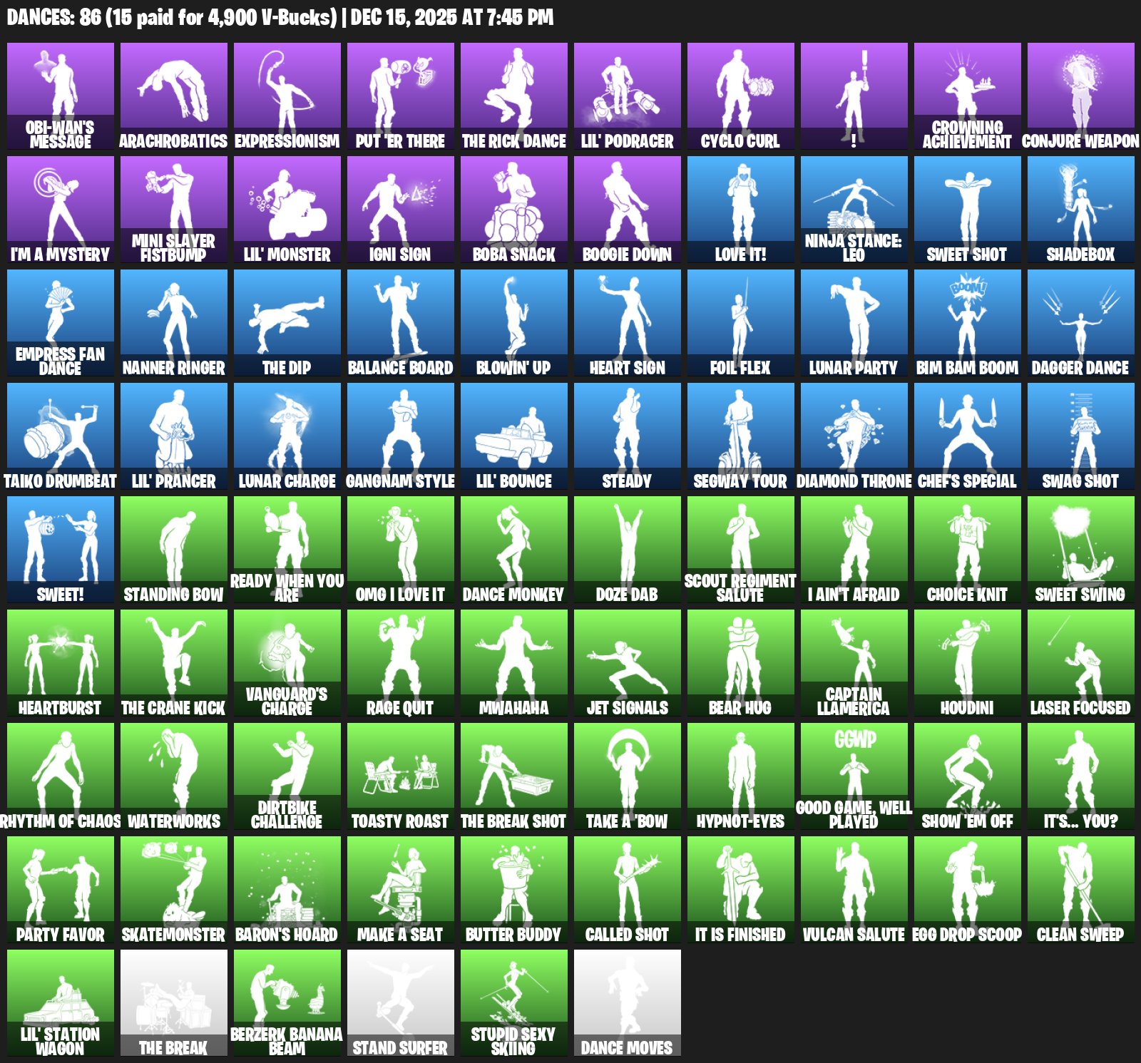 🎨 106 skins | 🌟 Fortnite account