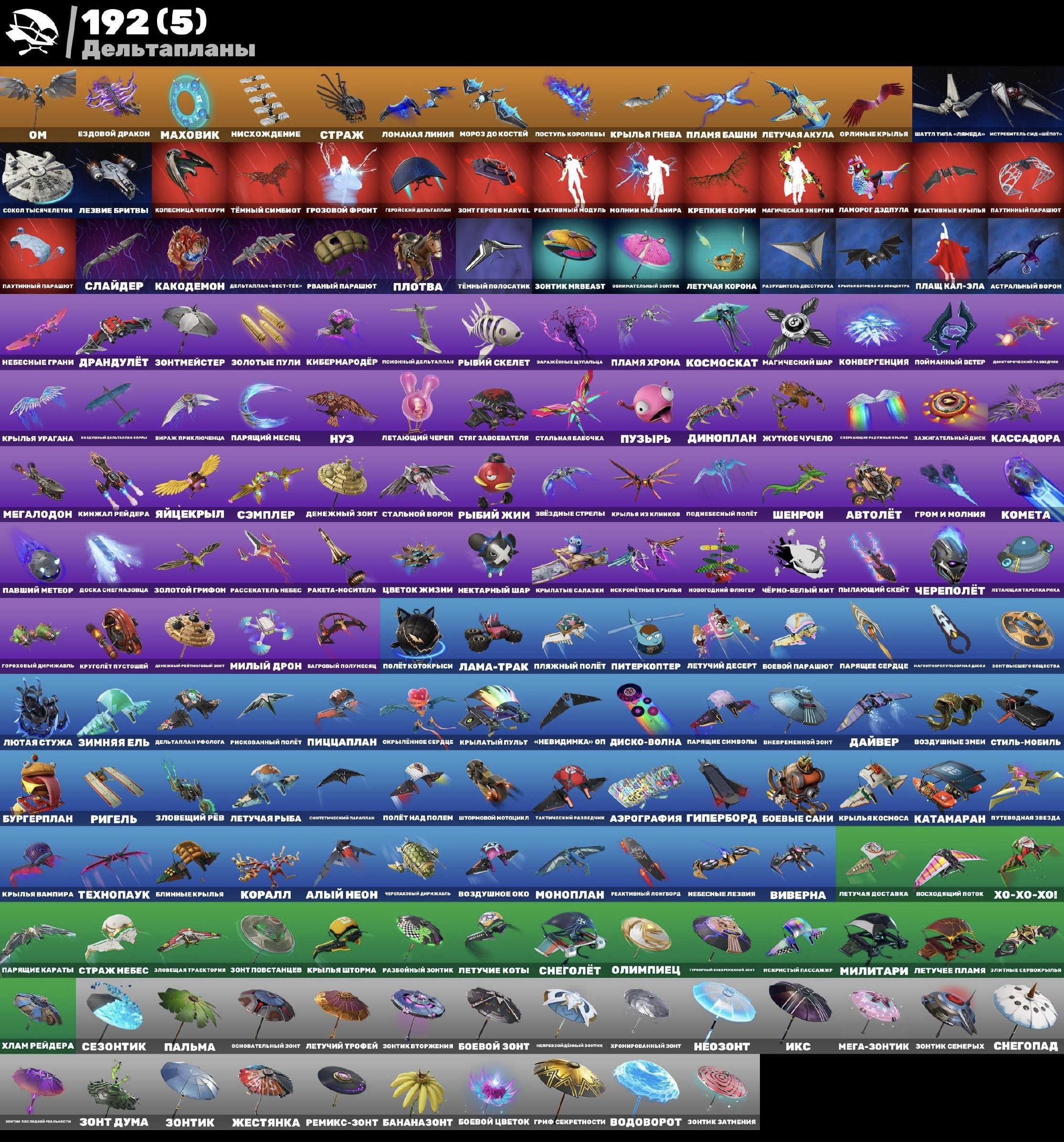 🎨 277 skins | 🌟 Fortnite account