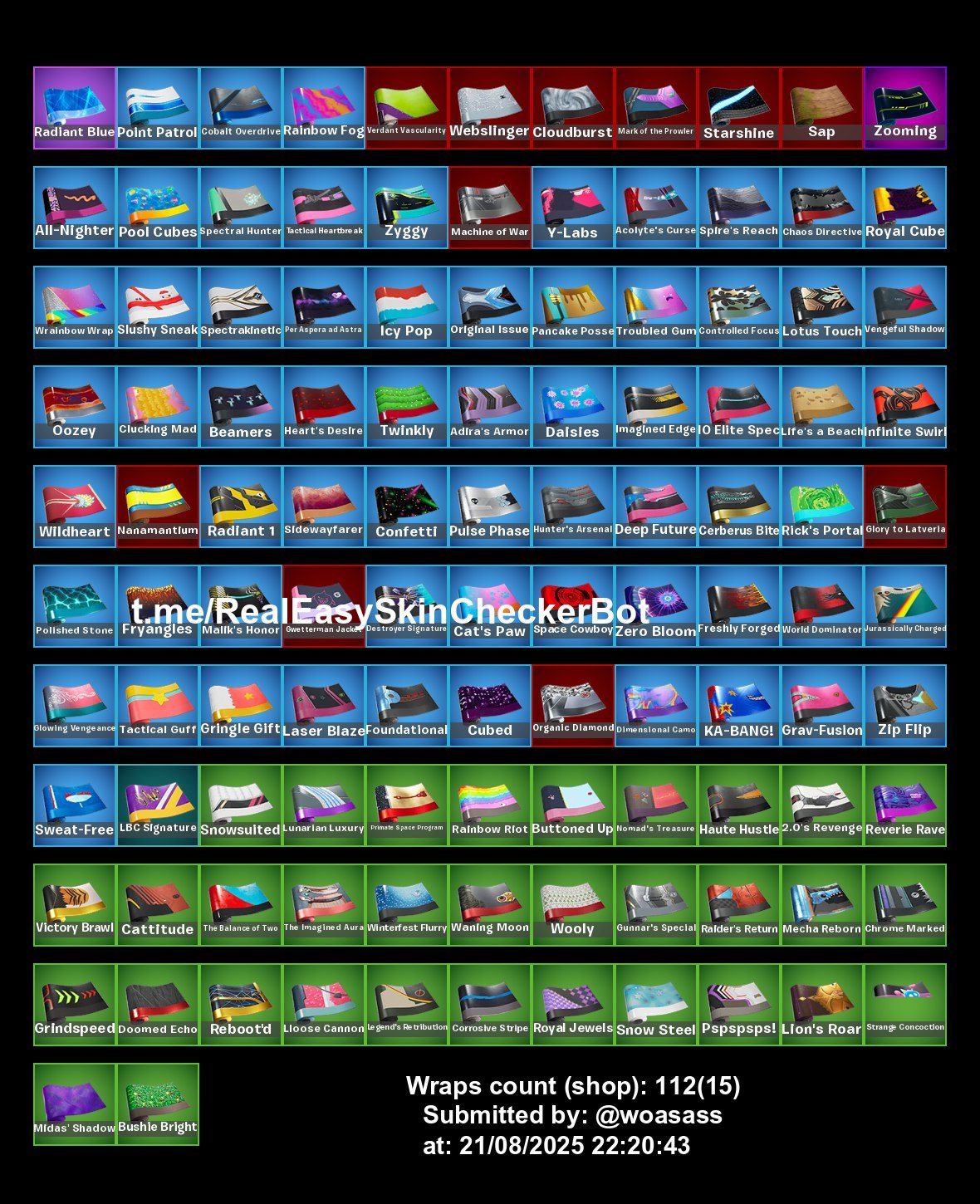 🎨 121 skins | 🌟 Fortnite account