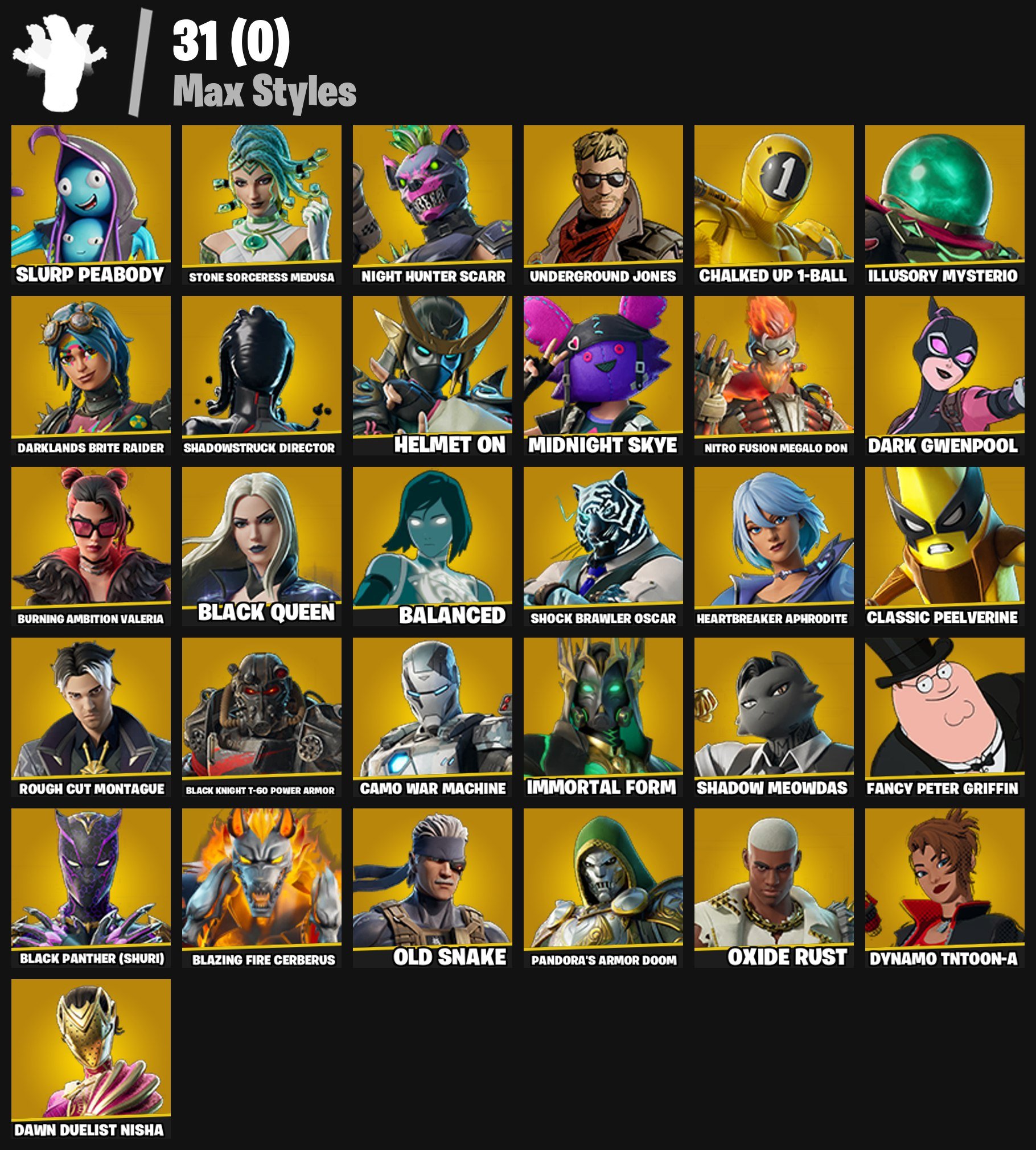 🎨 52 скінів | 🌟 Fortnite акаунт