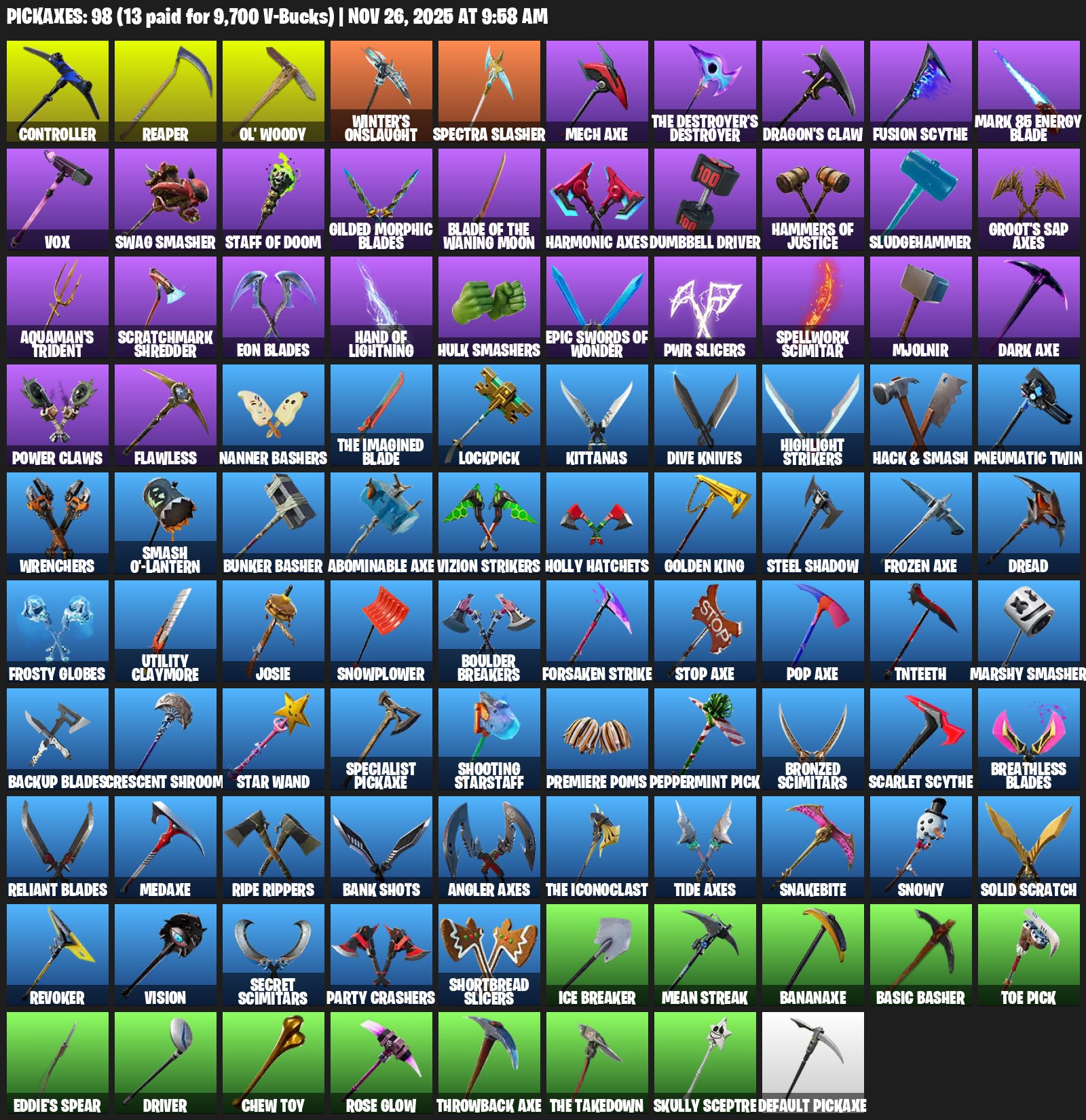 🎨 96 скінів | 🌟 Fortnite акаунт