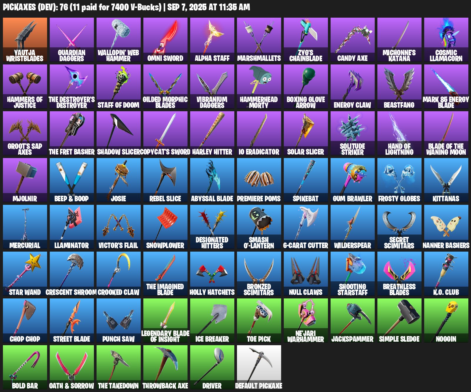 🎨 71 skins | 🌟 Fortnite account