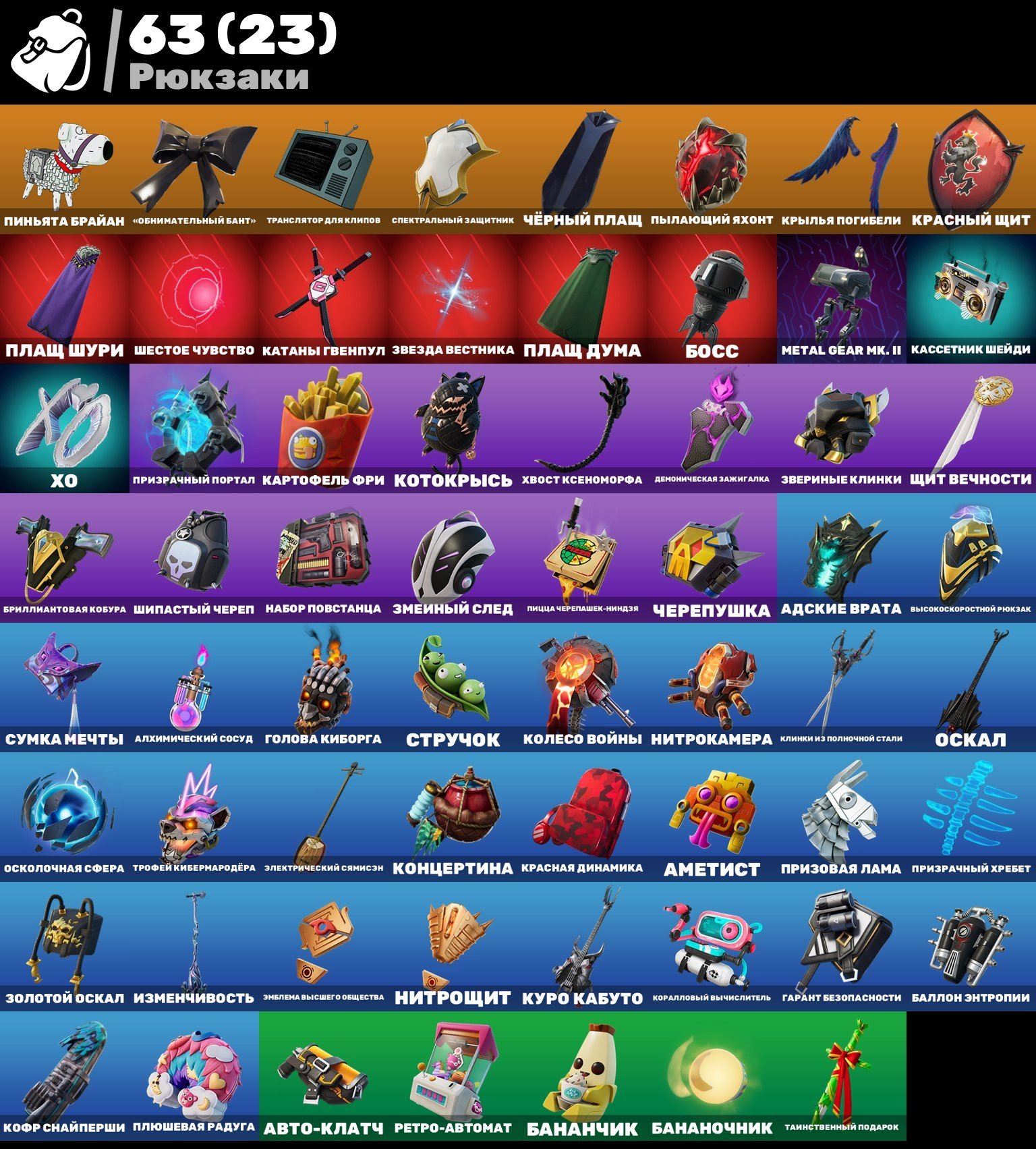 🎨 54 скінів | 🌟 Fortnite акаунт