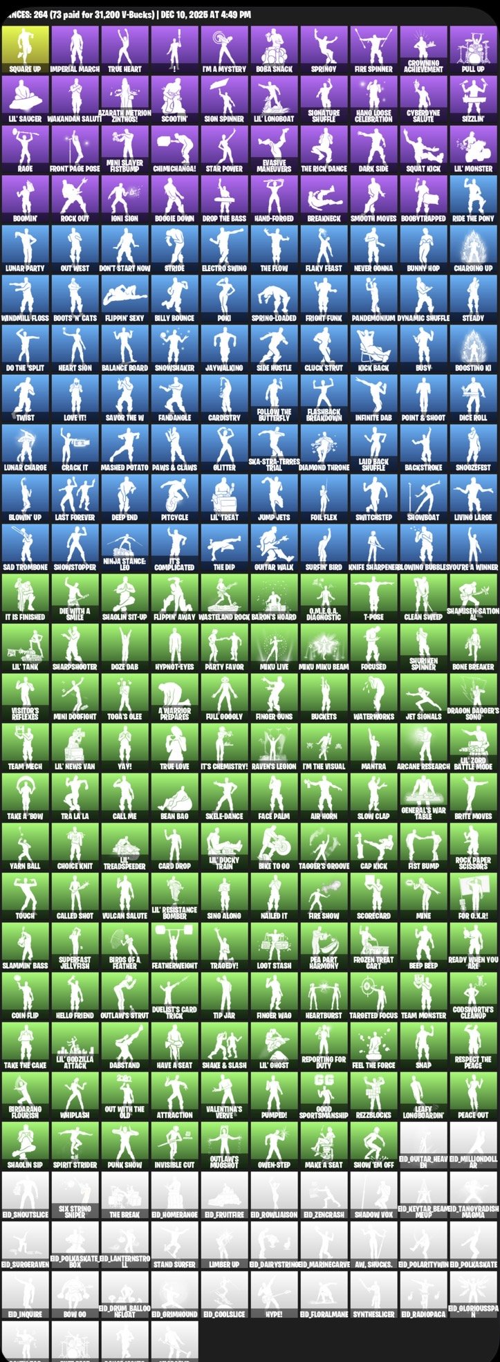 🎨 275 skins | 🌟 Fortnite account