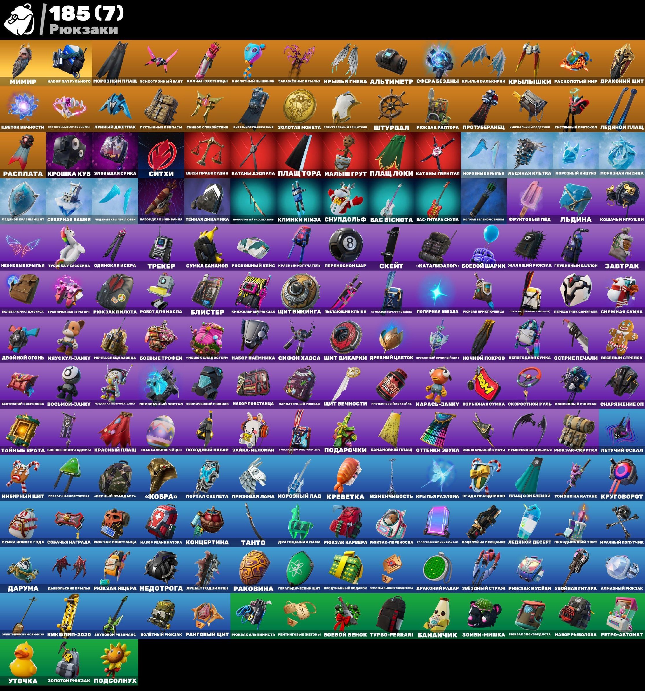 🎨 187 skins | 🌟 Fortnite account