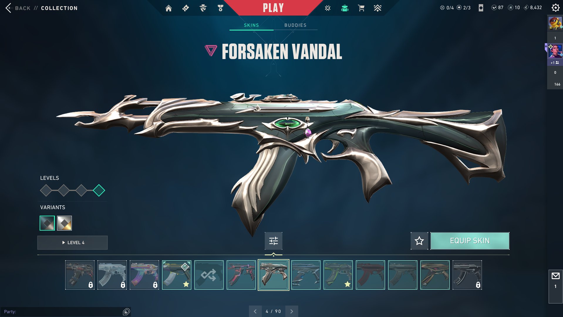 🎯 Valorant акаунт | Платина 1 | EU | 27 агентів