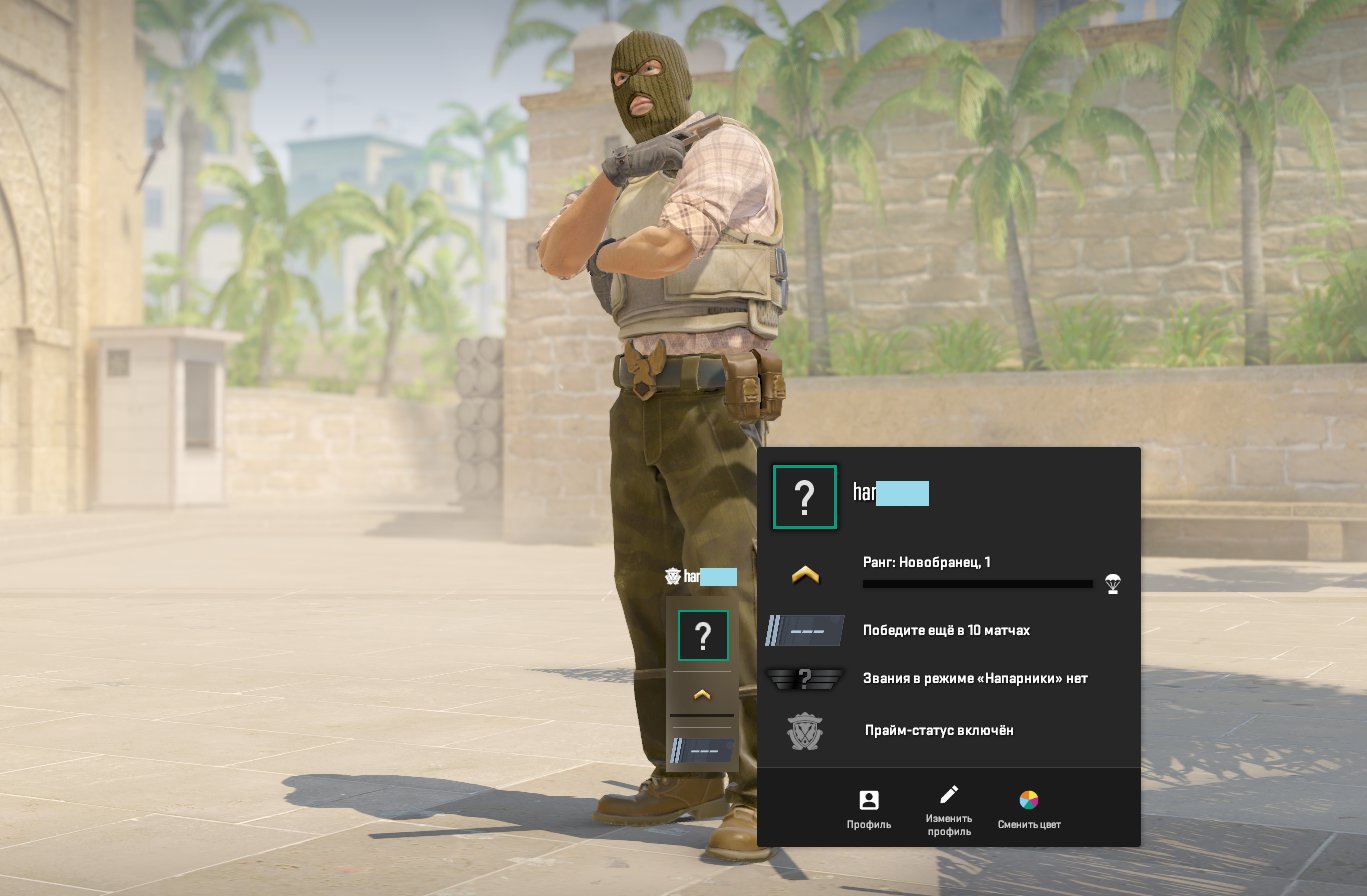 💎 CS2 PRIME | 🎯 Faceit LVL 5 | 🕒 4 hours — Готов к рейтинговым играм