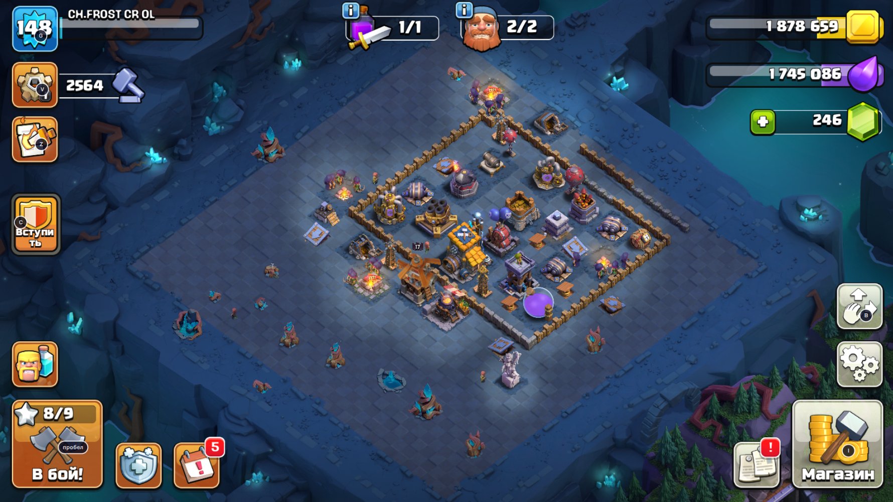 🏰 Clash of Clans акаунт | ТХ 16 ратуша | 10 рівень