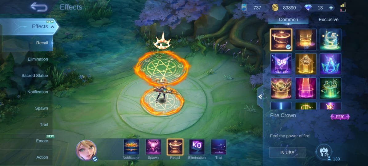 🎮 Mobile Legends account | Epic | 130 heroes | 217 skins