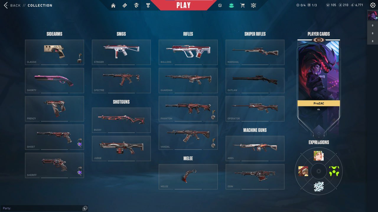 ● 64 skins | 3 knives | Karambit Reaper | Vandal Reaper | Phantom Glitchpop | Sheriff Reaper