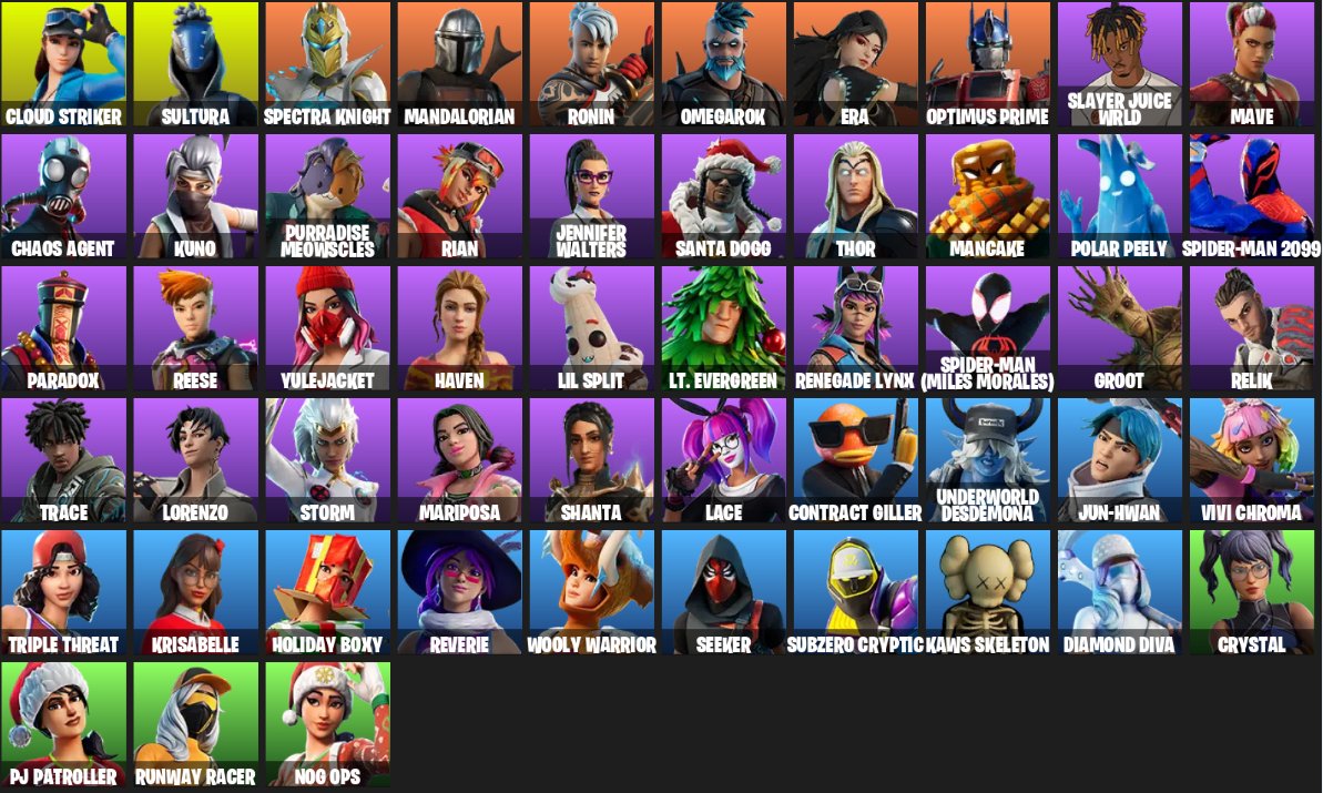 🎨 53 скинов | 🌟 Fortnite аккаунт