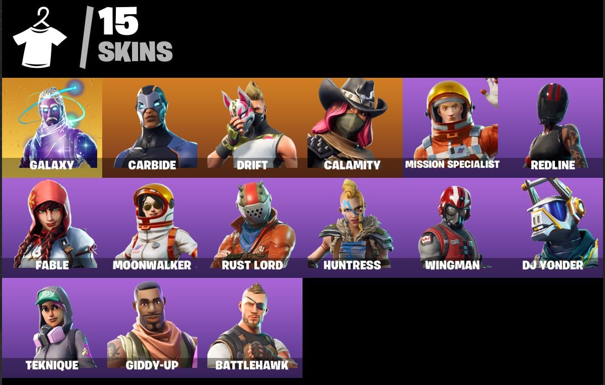 🎨 15 skins | 🌟 Fortnite account
