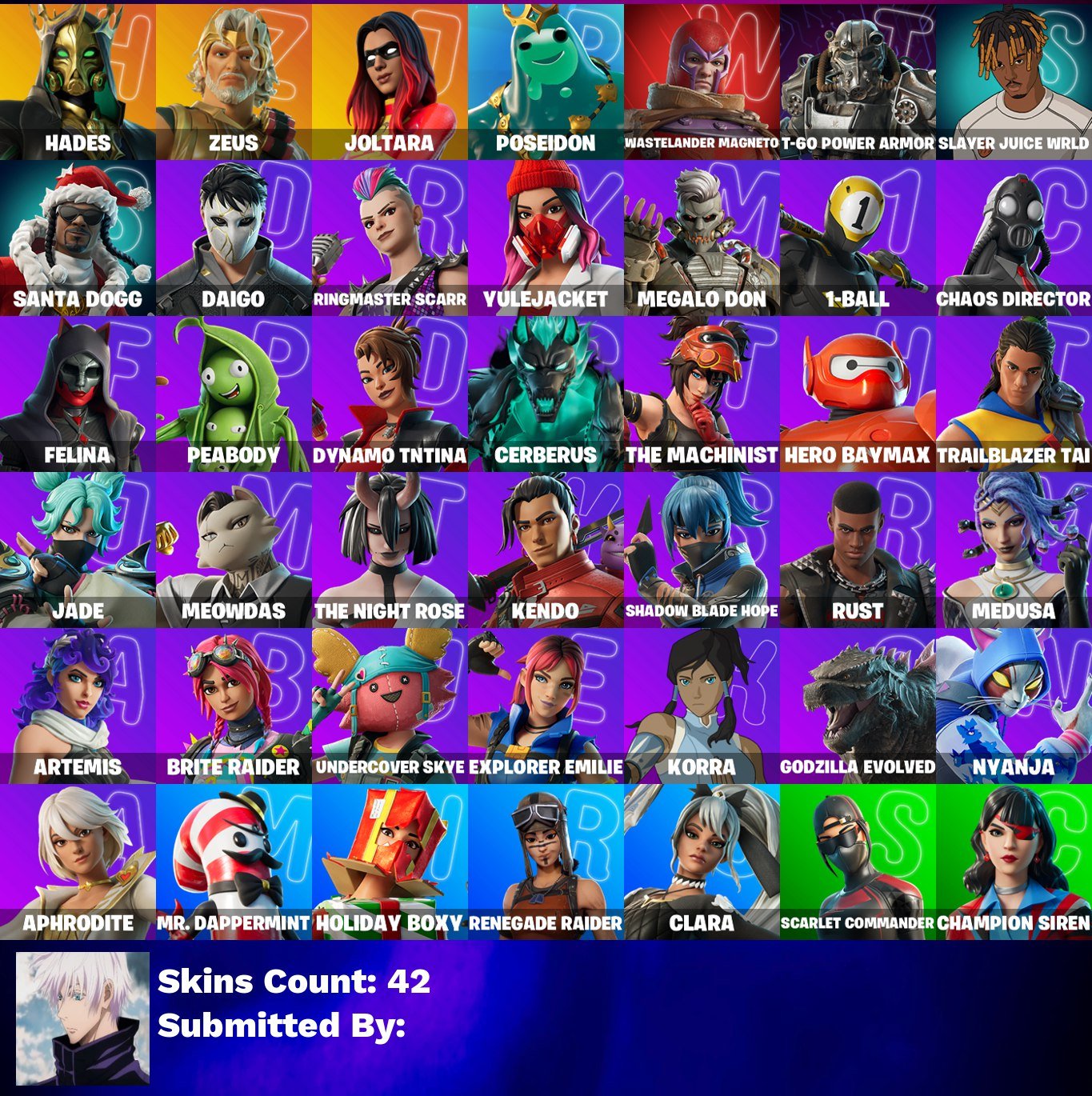 🎨 42 skins | 🌟 Fortnite account