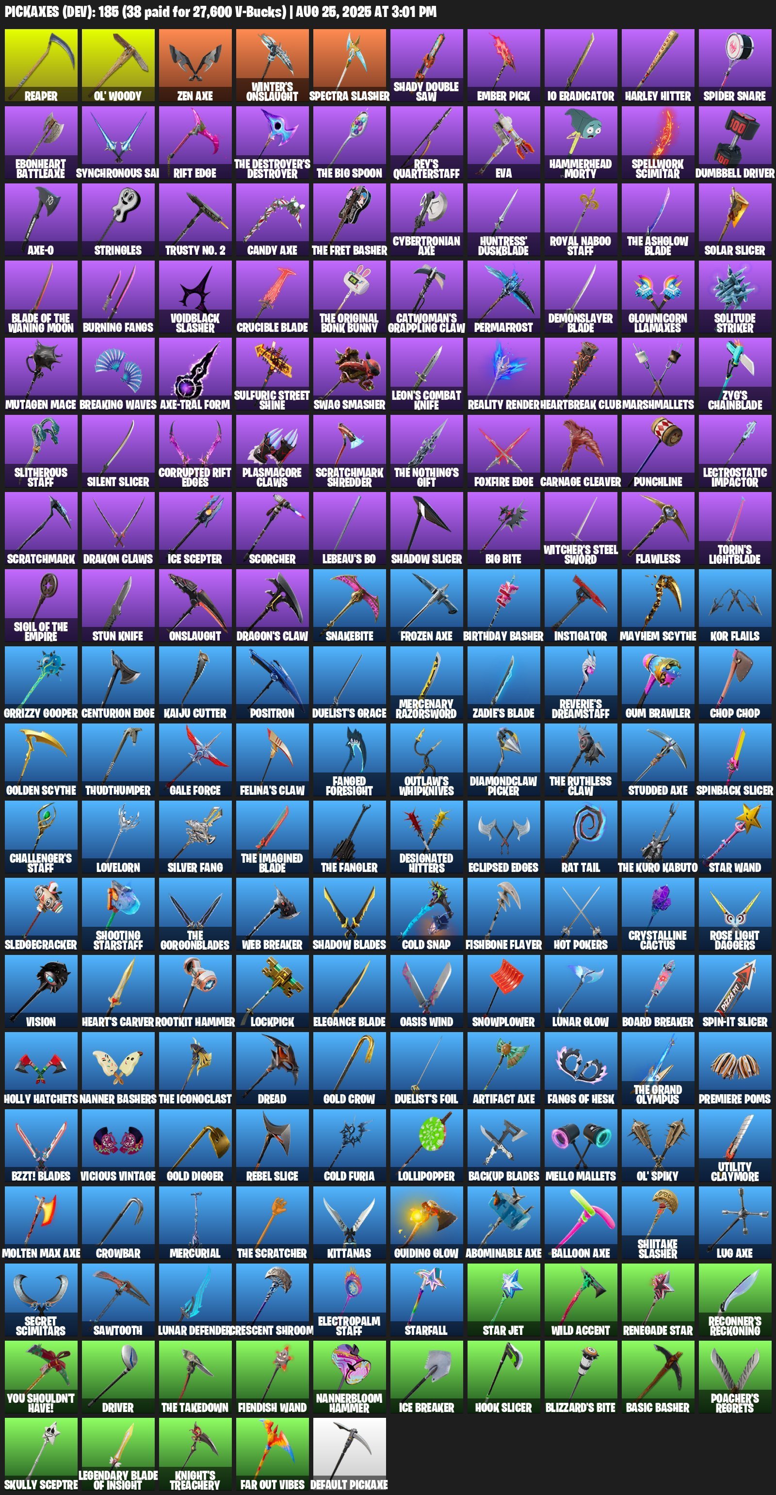 🎨 190 skins | 🌟 Fortnite account