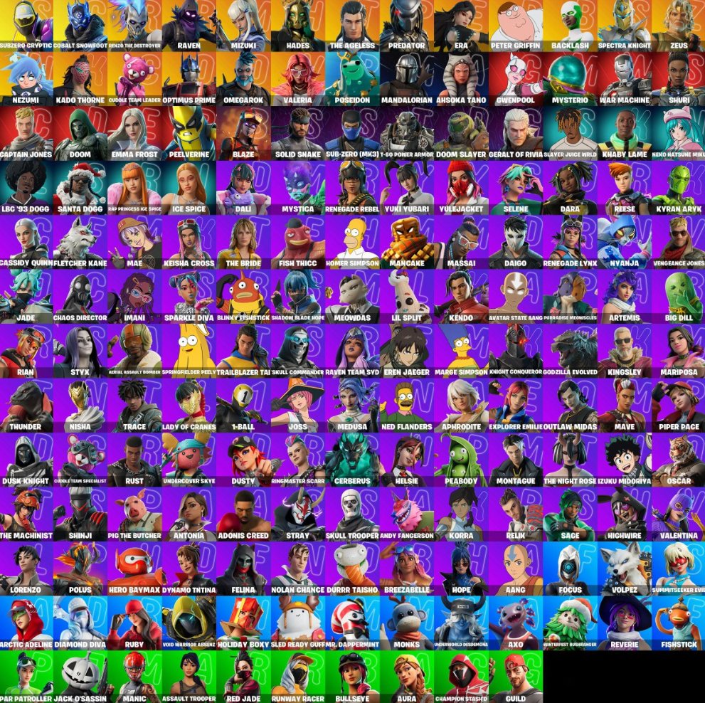 🎨 166 skins | 🌟 Fortnite account