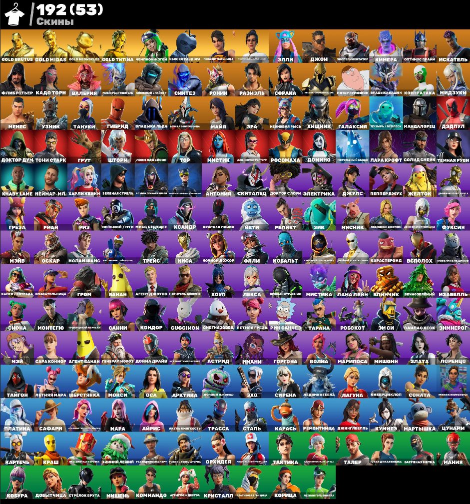 🎨 192 skins | 🌟 Fortnite account