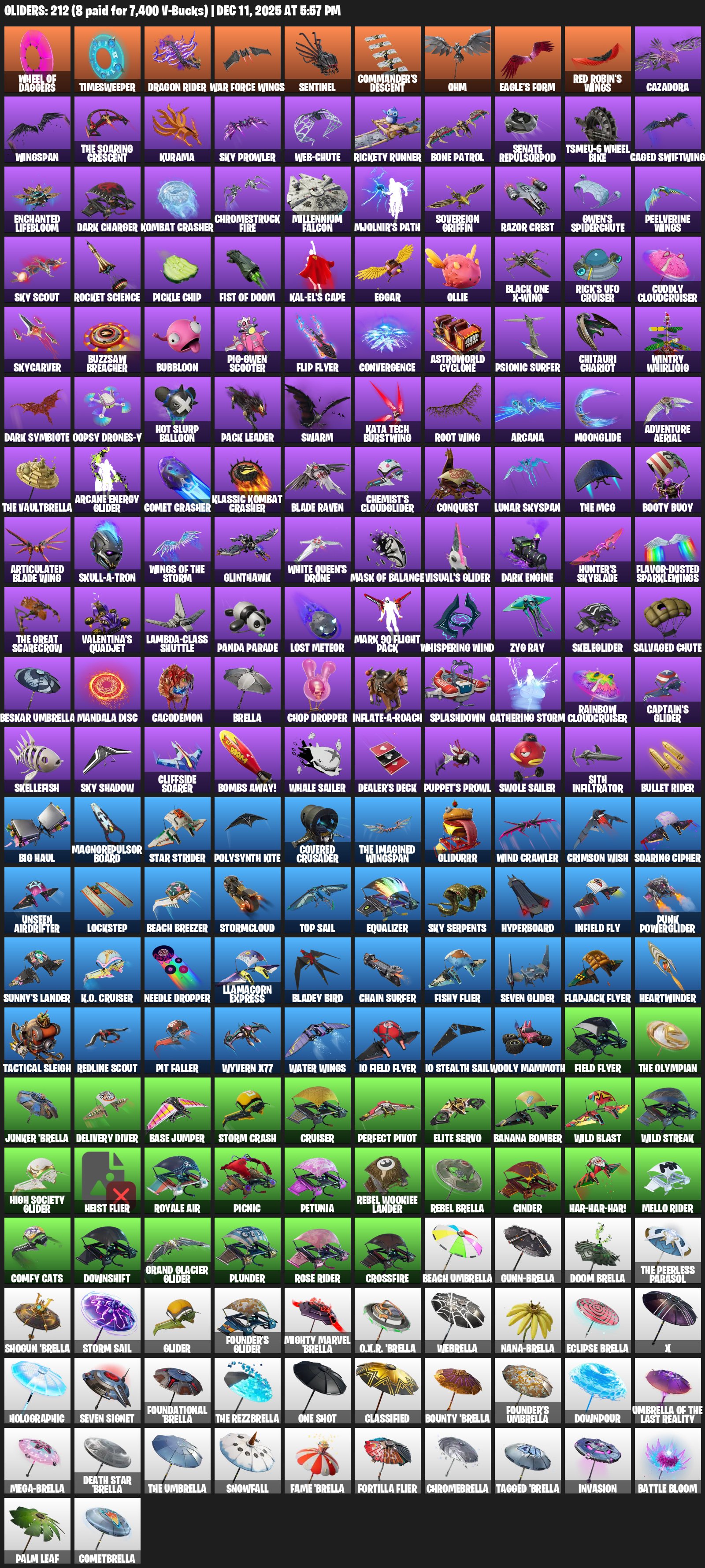 🎨 218 skins | 🌟 Fortnite account