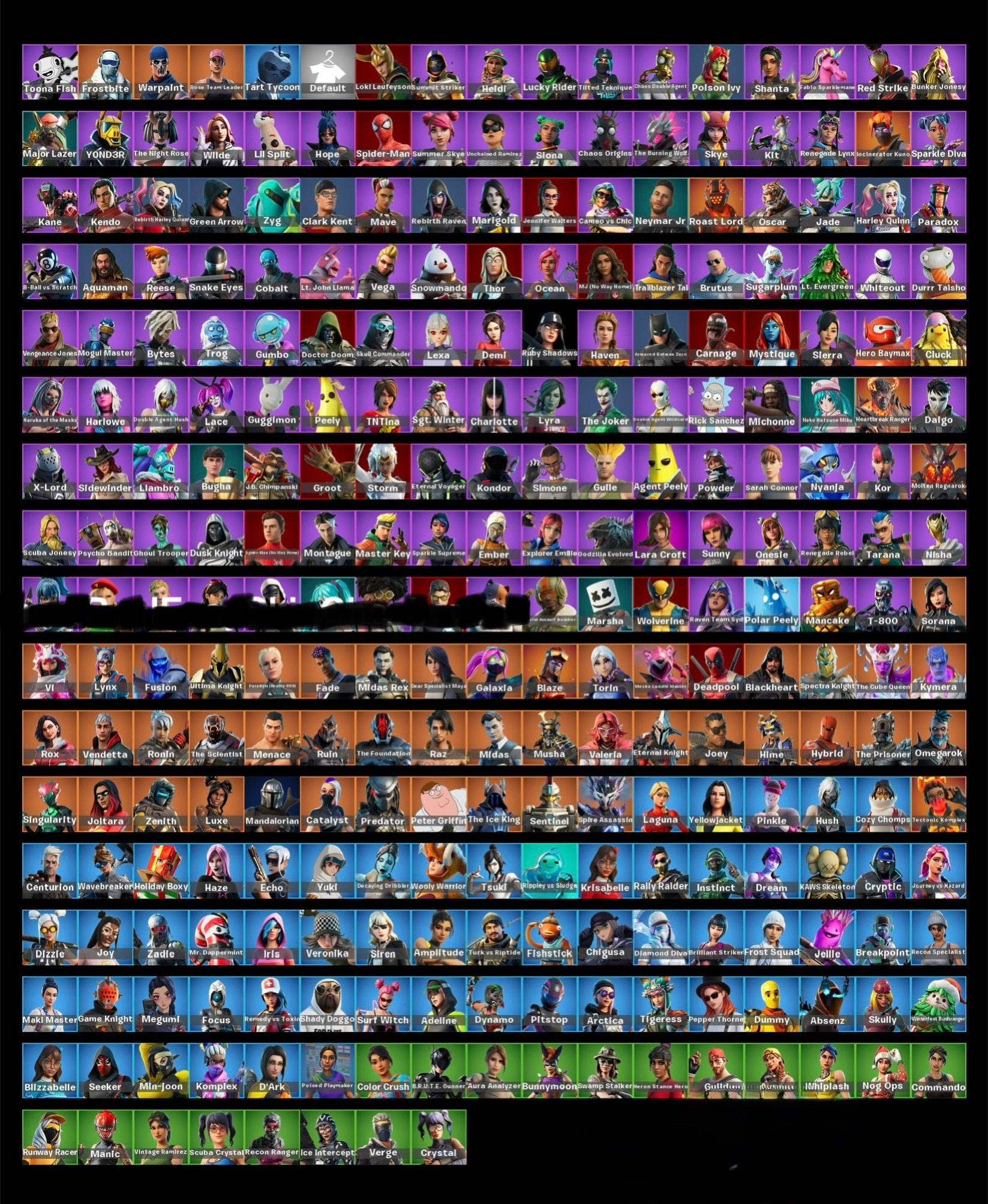 🎨 280 skins | 🌟 Fortnite account