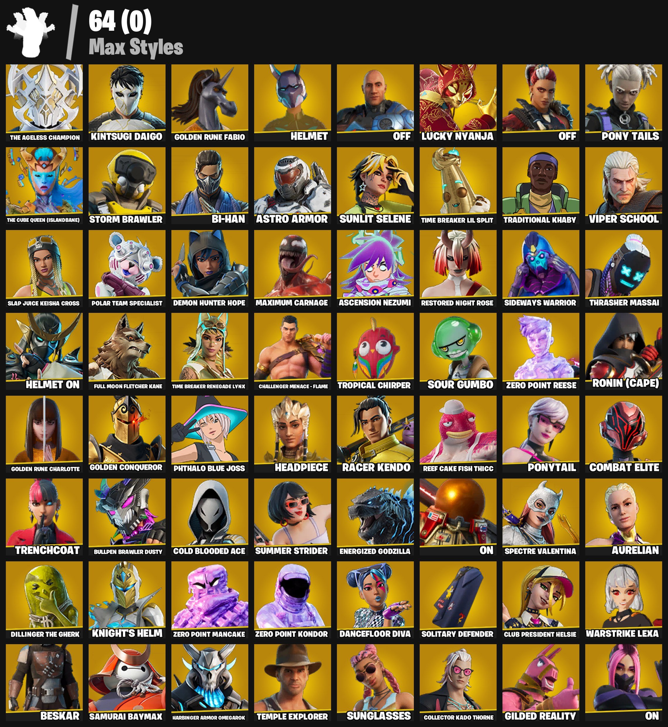 🎨 125 skins | 🌟 Fortnite account