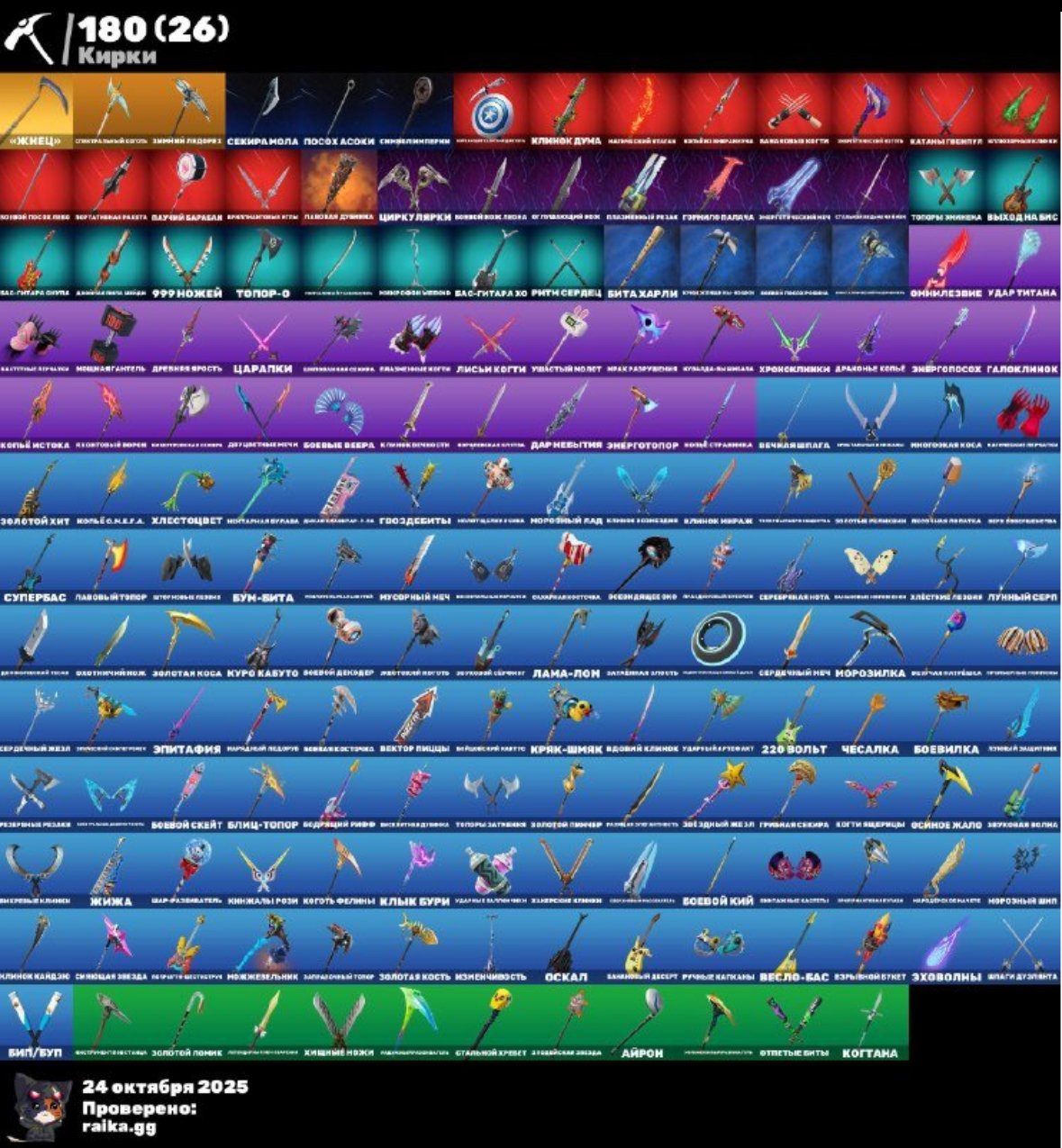 🎨 185 скінів | 🌟 Fortnite акаунт