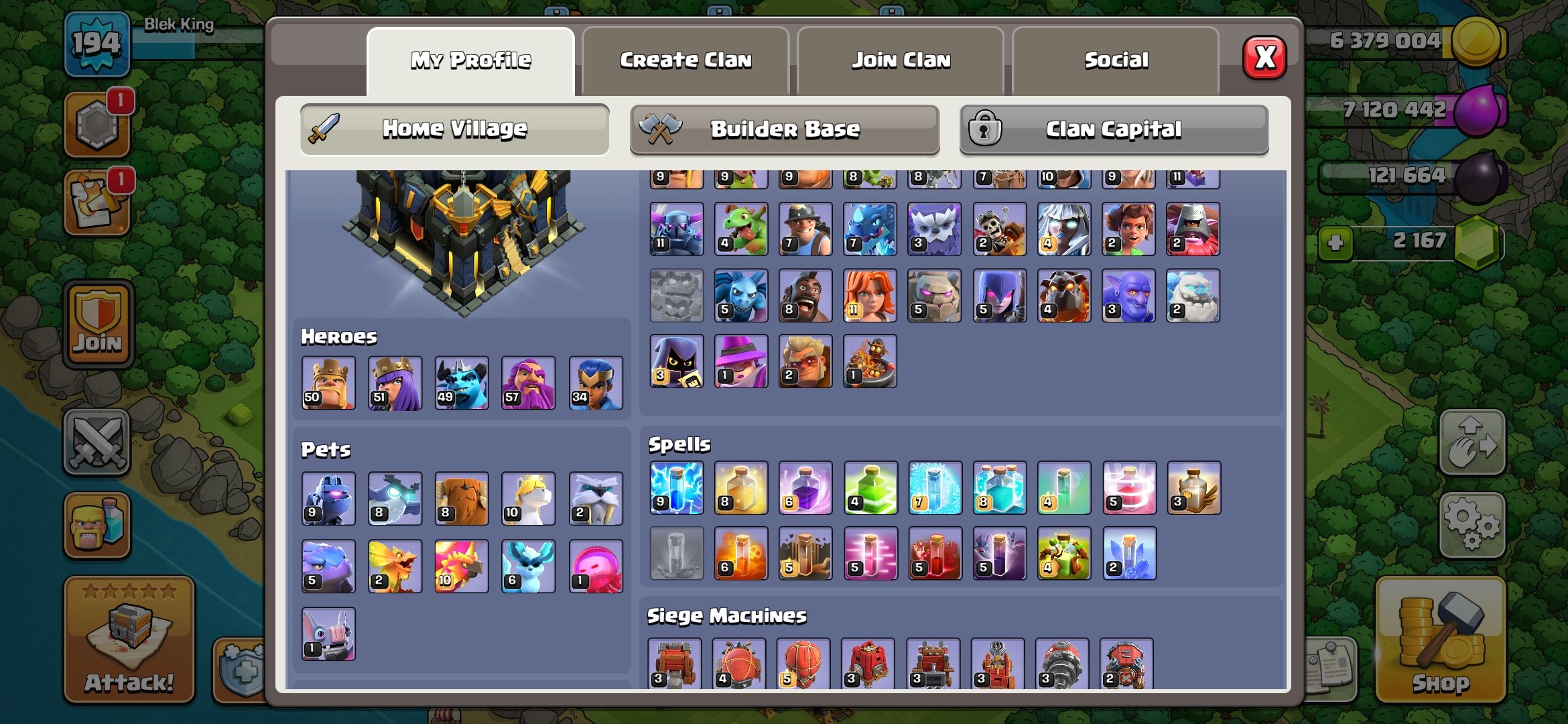 🏰 Clash of Clans акаунт | Ратуша 17 рівень | Уровень 0