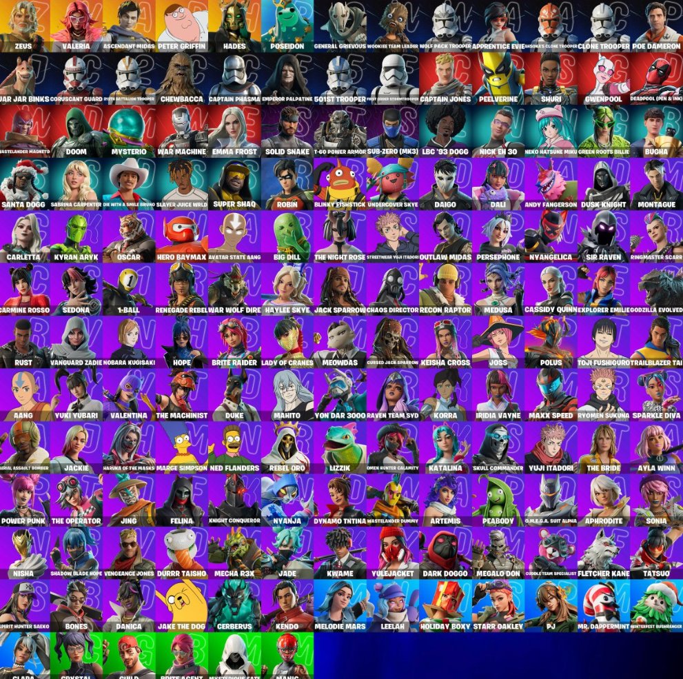🎨 162 skins | 🌟 Fortnite account