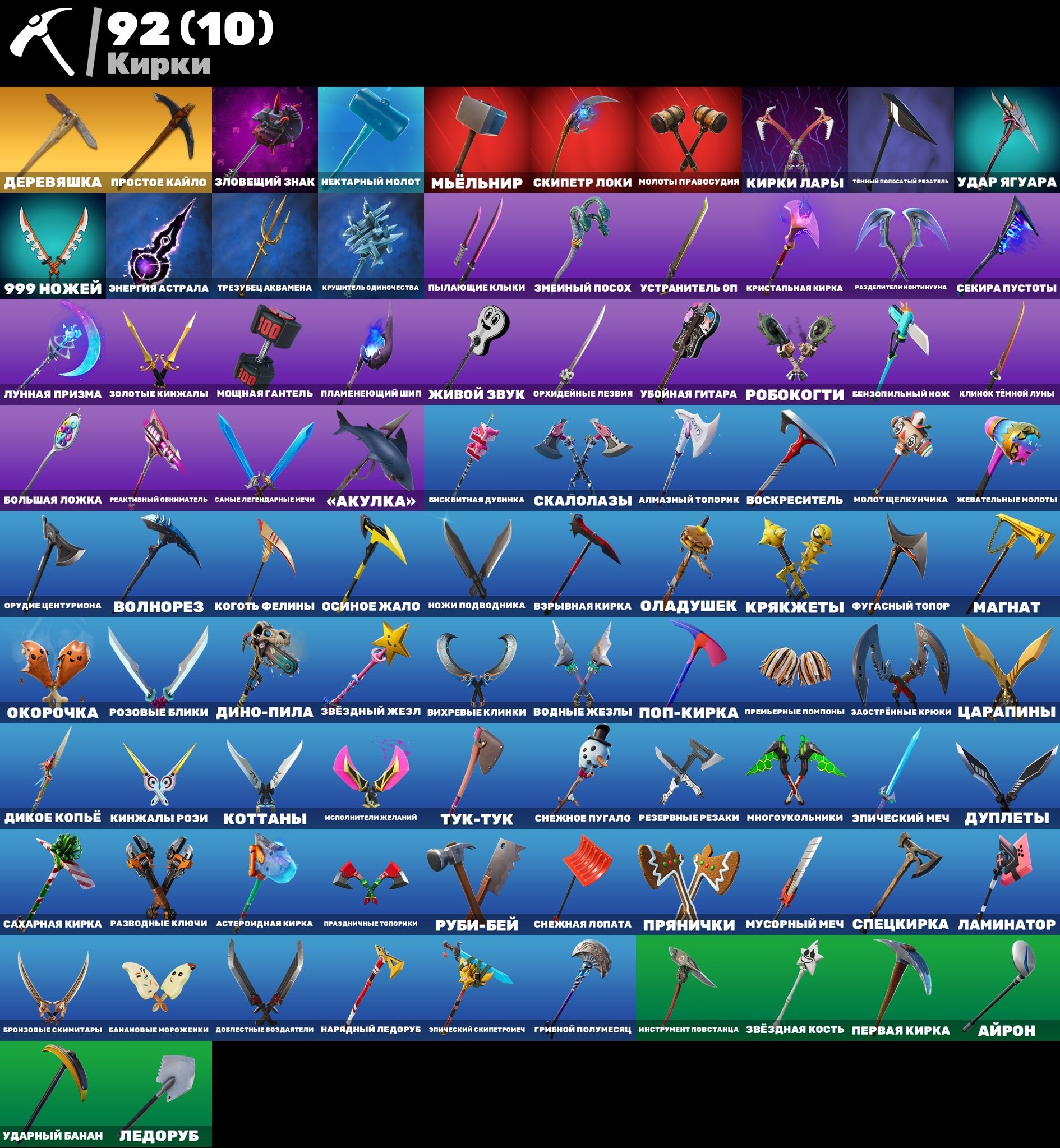 🎨 92 skins | 🌟 Fortnite account