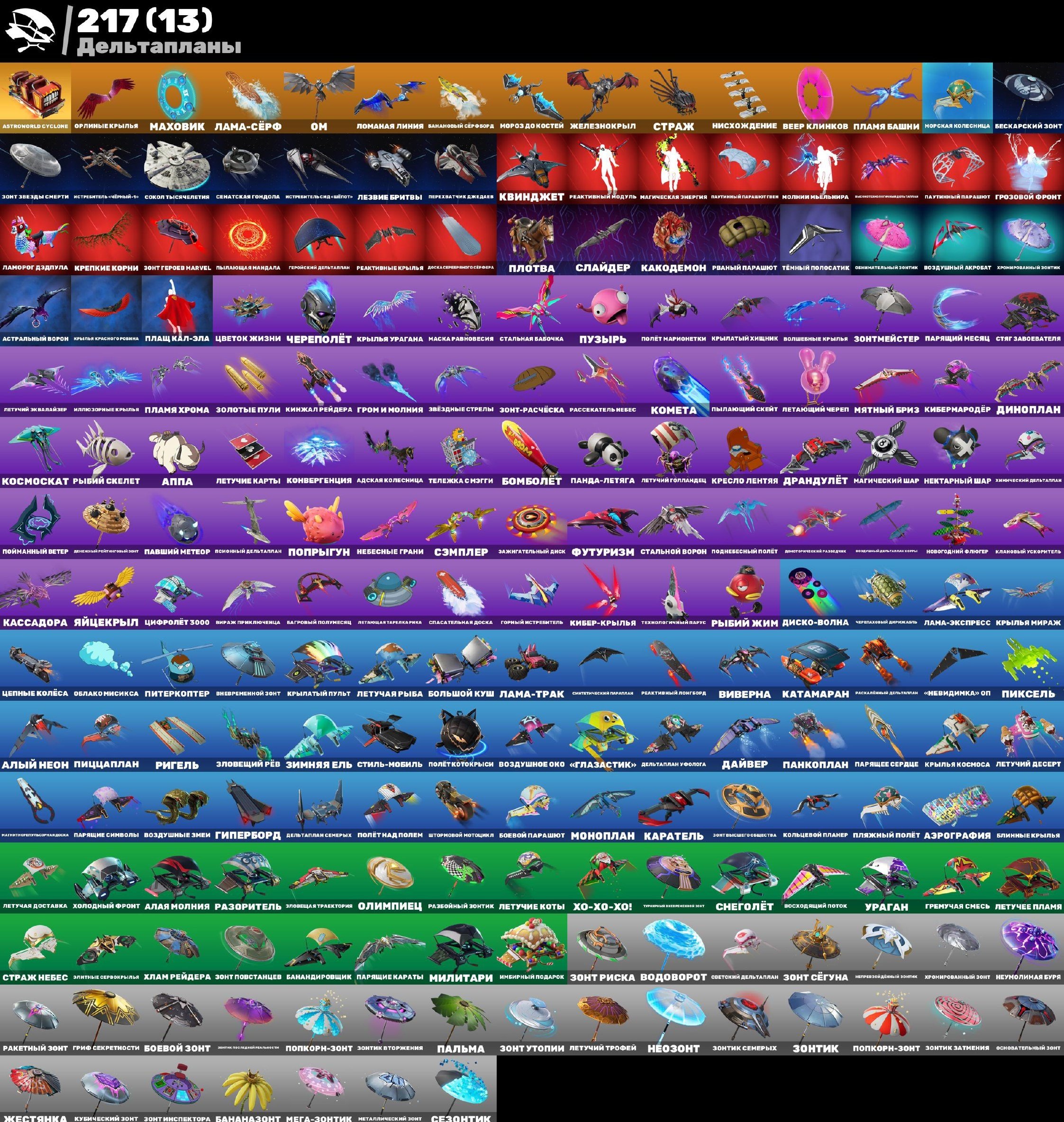 🎨 266 скинов | 🌟 Fortnite аккаунт