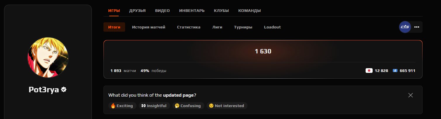 🔥 CS Prime | 🎯 Faceit LVL 12 | 🕒 1900 часов — Готов к турнирам!